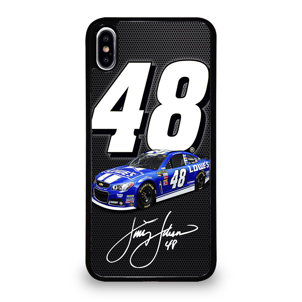 JIMMIE JOHNSON 48 NASCAR SIGNATURE 2 iPhone XS Max Case Cover