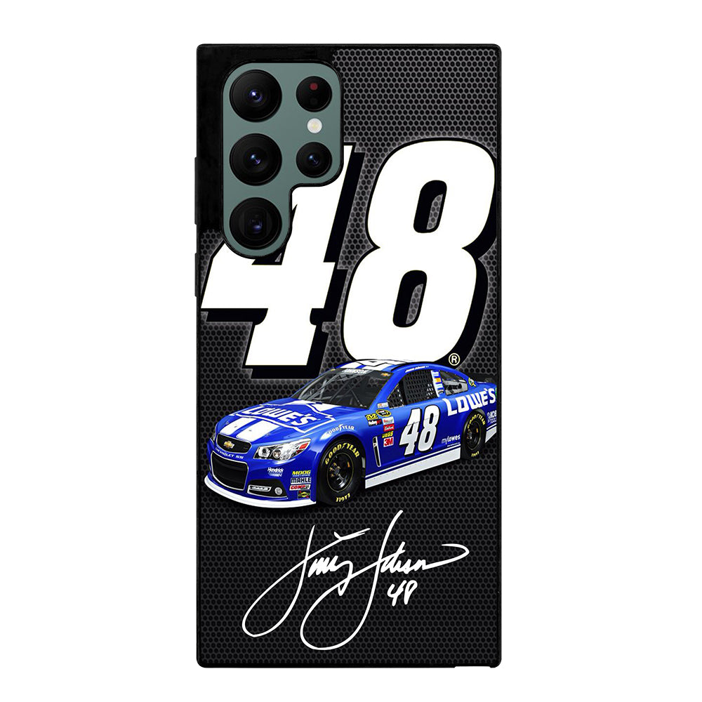JIMMIE JOHNSON 48 NASCAR SIGNATURE 2 Samsung Galaxy S22 Ultra Case Cover