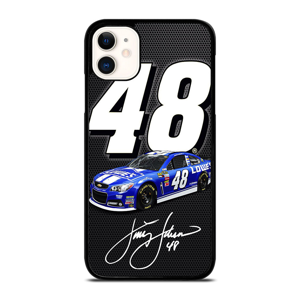 JIMMIE JOHNSON 48 NASCAR SIGNATURE 2 iPhone 11 Case Cover