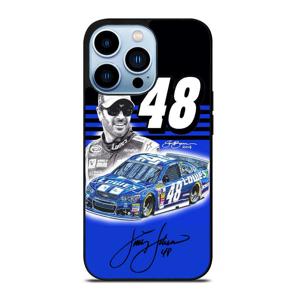 JIMMIE JOHNSON 48 NASCAR SIGNATURE 3 iPhone 13 Pro Max Case Cover