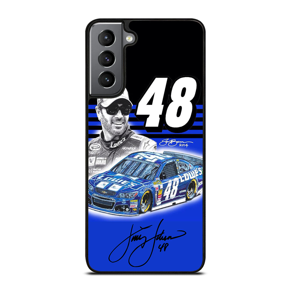 JIMMIE JOHNSON 48 NASCAR SIGNATURE 3 Samsung Galaxy S21 Plus Case Cover