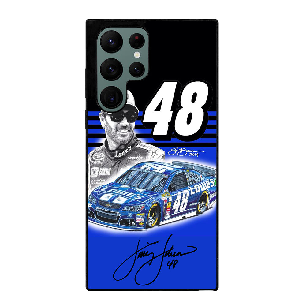JIMMIE JOHNSON 48 NASCAR SIGNATURE 3 Samsung Galaxy S22 Ultra Case Cover