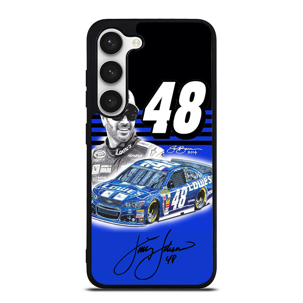 JIMMIE JOHNSON 48 NASCAR SIGNATURE 3 Samsung Galaxy S23 Case Cover