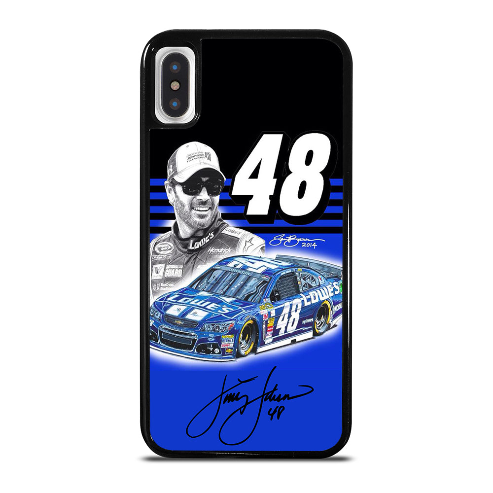 JIMMIE JOHNSON 48 NASCAR SIGNATURE 3 iPhone X / XS Case Cover