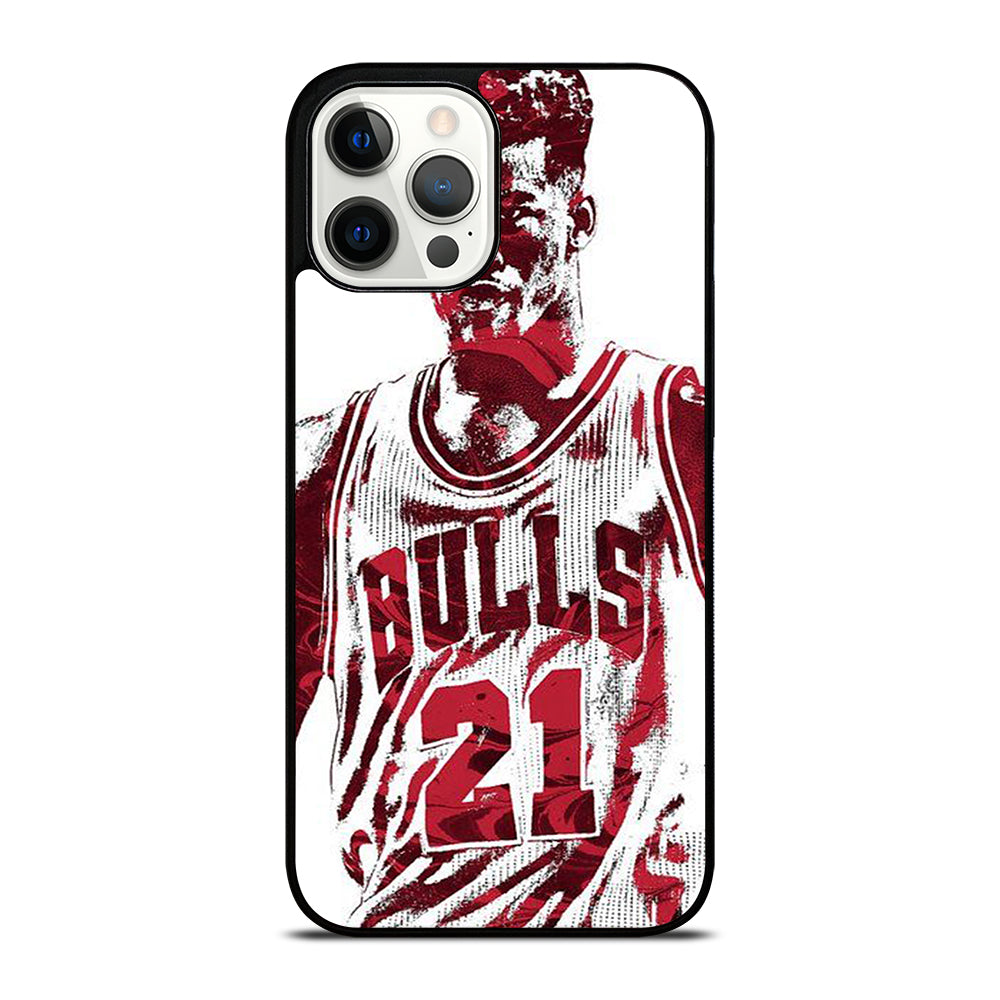 JIMMY BUTLER ART CHICAGO BULLS iPhone 12 Pro Max Case Cover