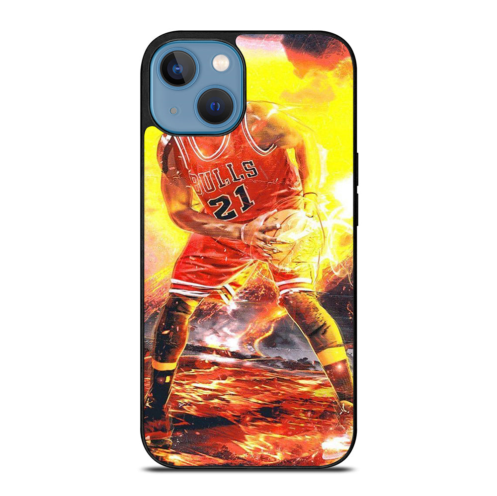JIMMY BUTLER CHICAGO BULLS BASKETBALL NBA 2 iPhone 13 Case Cover