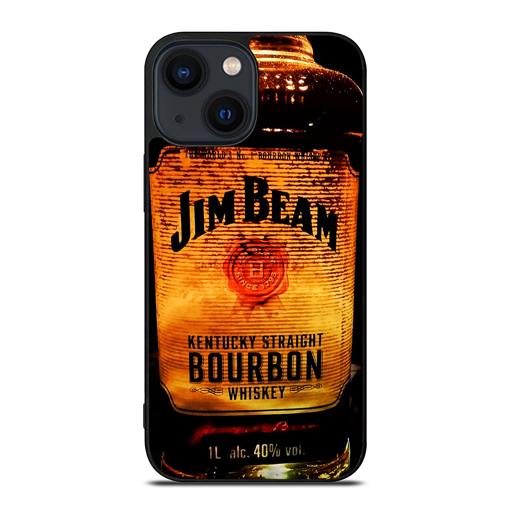 JIM BEAM WHISKEY BOTTLE 3 iPhone 14 Plus Case Cover
