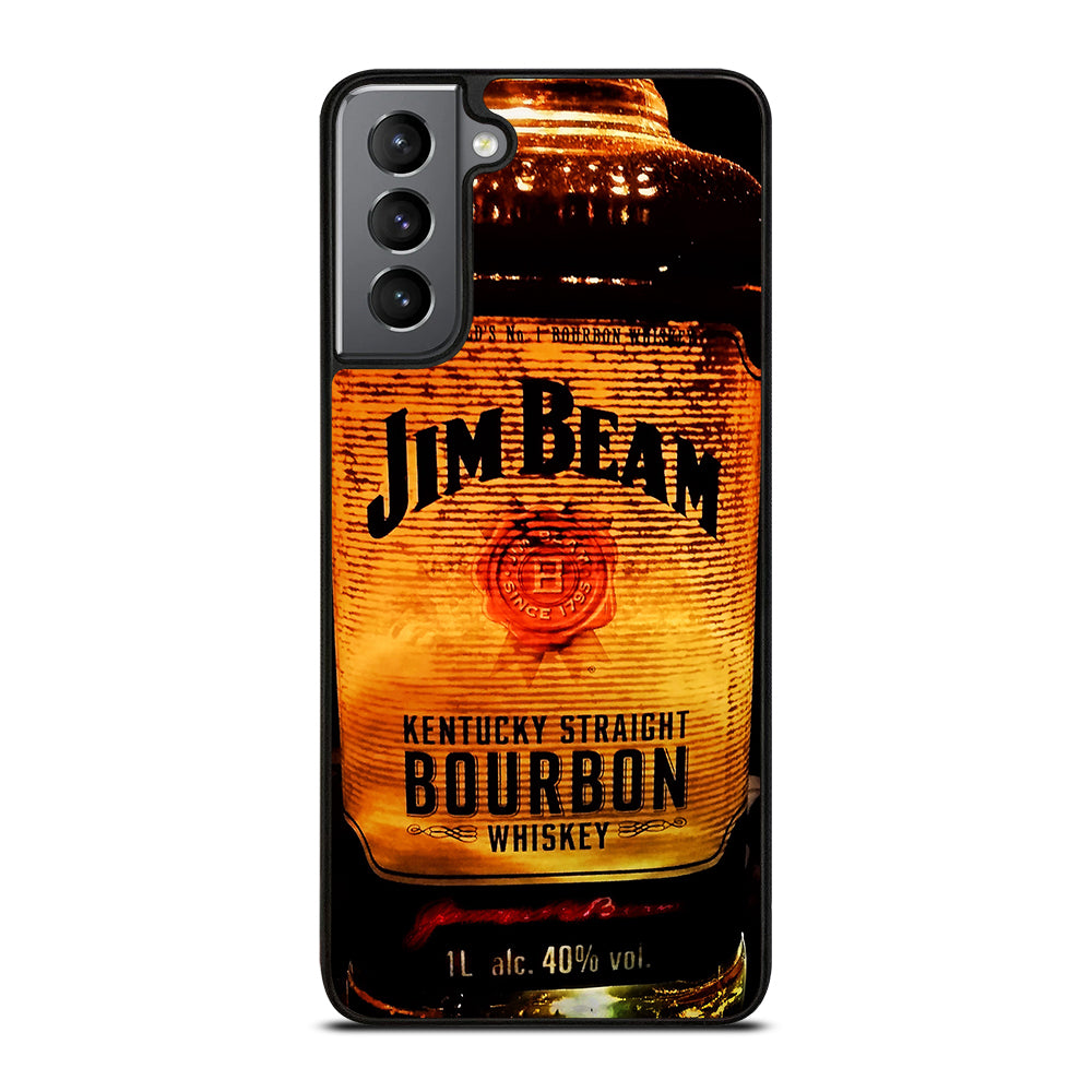 JIM BEAM WHISKEY BOTTLE 3 Samsung Galaxy S21 Plus Case Cover