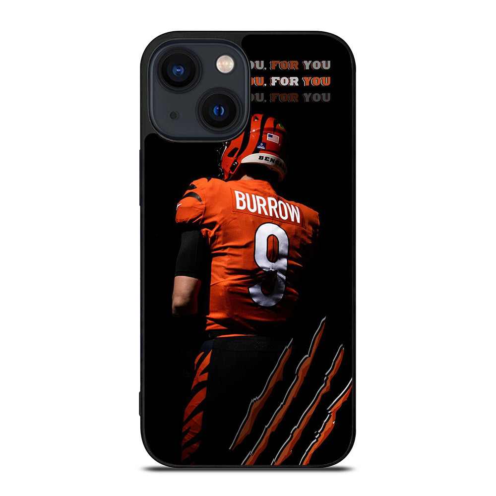JOE BURROW CINCINNATI BENGALS FOOTBALL NFL iPhone 14 Plus Case Cover
