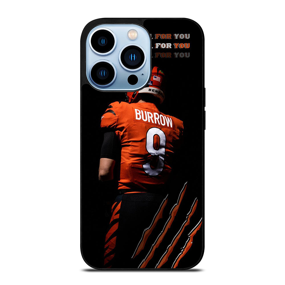 JOE BURROW CINCINNATI BENGALS FOOTBALL NFL iPhone 13 Pro Max Case Cover