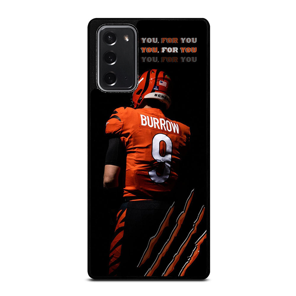 JOE BURROW CINCINNATI BENGALS FOOTBALL NFL Samsung Galaxy Note 20 Case Cover