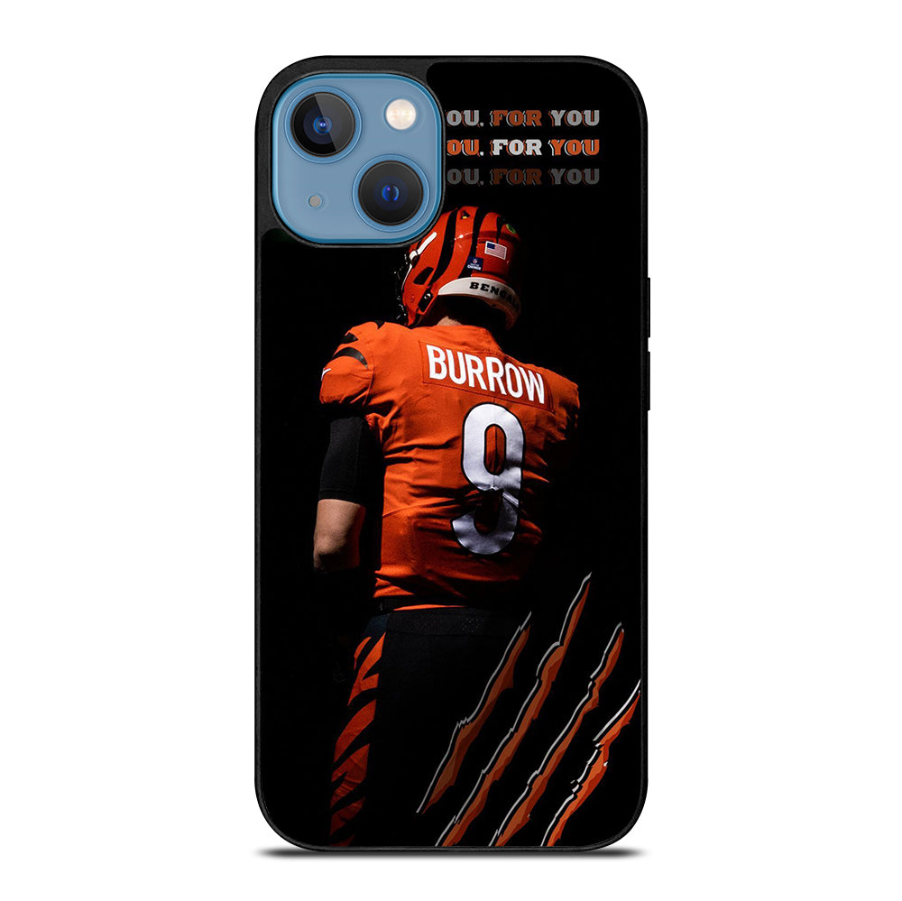 JOE BURROW CINCINNATI BENGALS FOOTBALL NFL iPhone 13 Case Cover