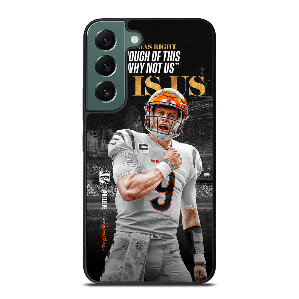 JOE BURROW CINCINNATI BENGALS QUOTE Samsung Galaxy S22 Case Cover