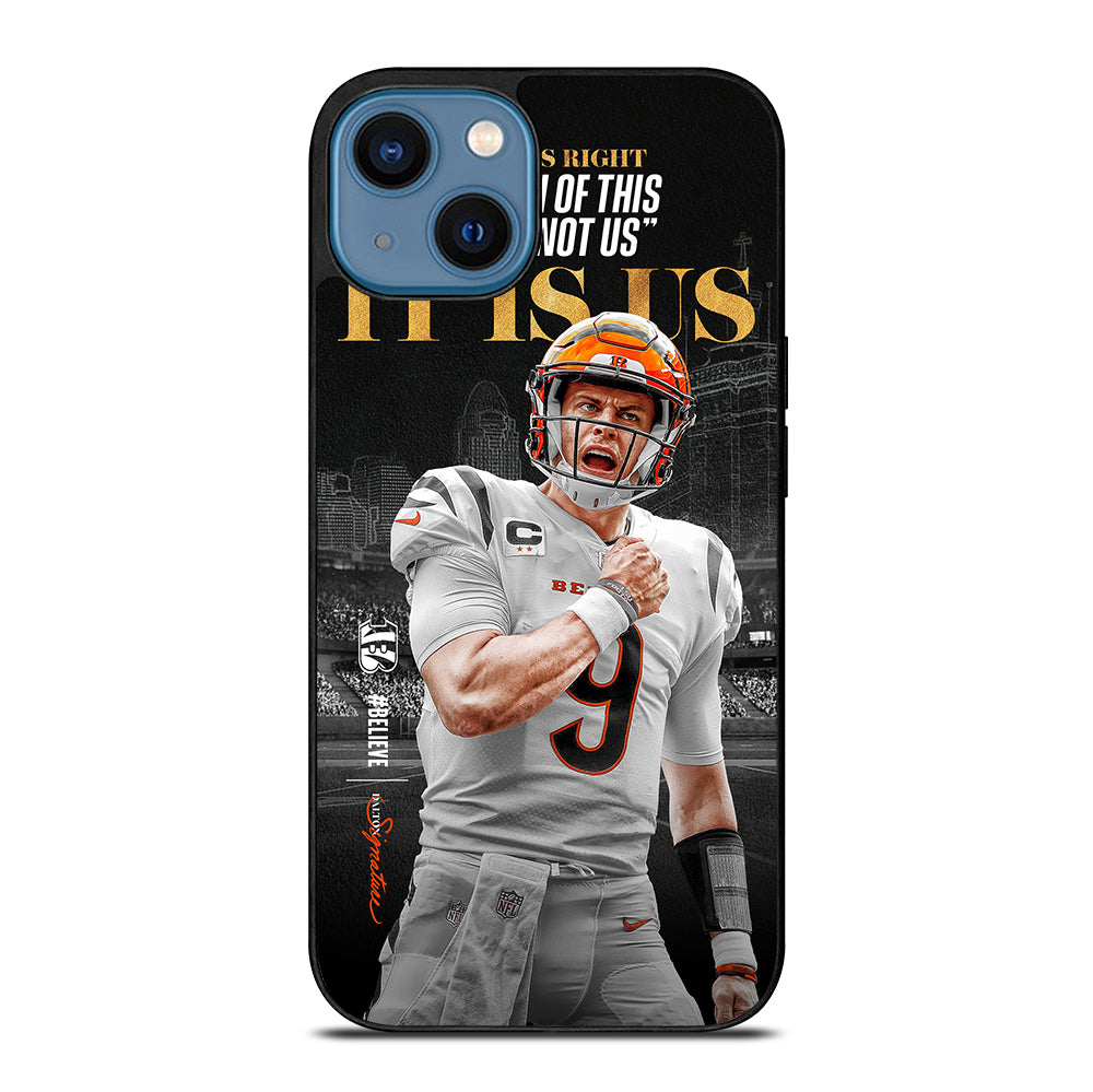 JOE BURROW CINCINNATI BENGALS QUOTE iPhone 14 Case Cover