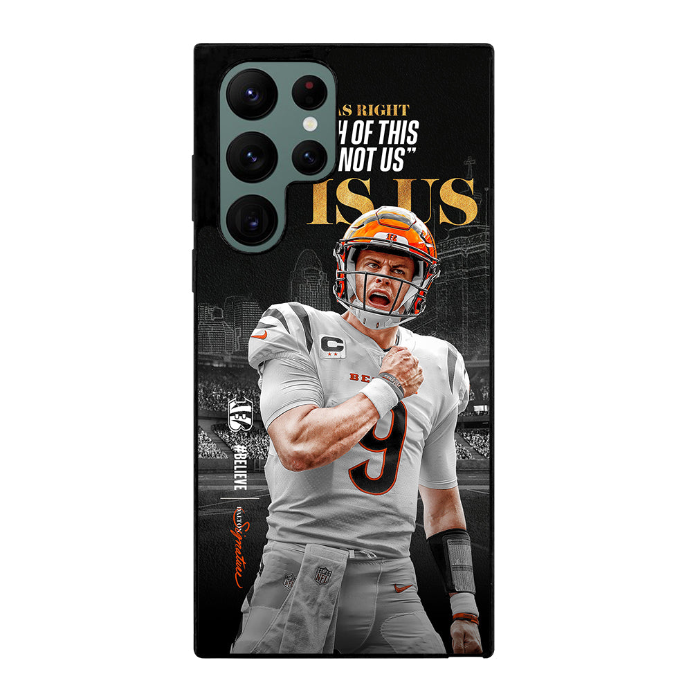 JOE BURROW CINCINNATI BENGALS QUOTE Samsung Galaxy S22 Ultra Case Cover
