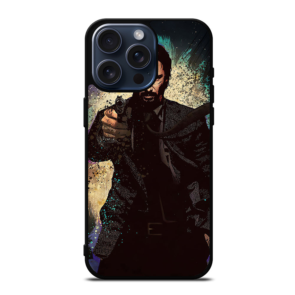 JOHN WICK KEANU REEVES ART iPhone 15 Pro Max Case Cover