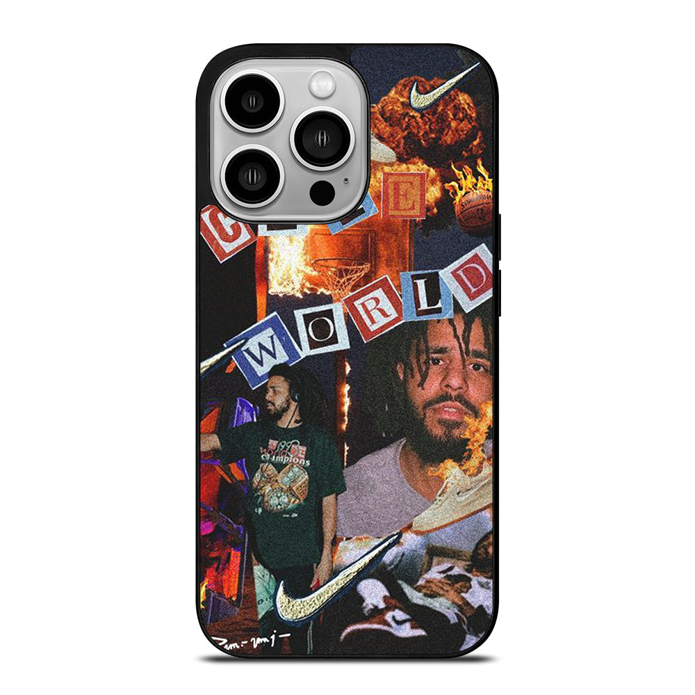 J COLE RAPPER COLLAGE iPhone 14 Pro Case Cover