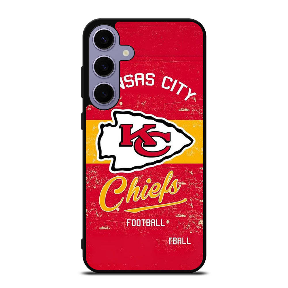 KANSAS CITY CHIEFS LOGO FOOTBALL Samsung Galaxy S24 Plus Case Cover
