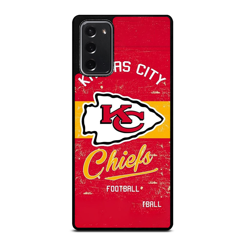 KANSAS CITY CHIEFS LOGO FOOTBALL Samsung Galaxy Note 20 Case Cover