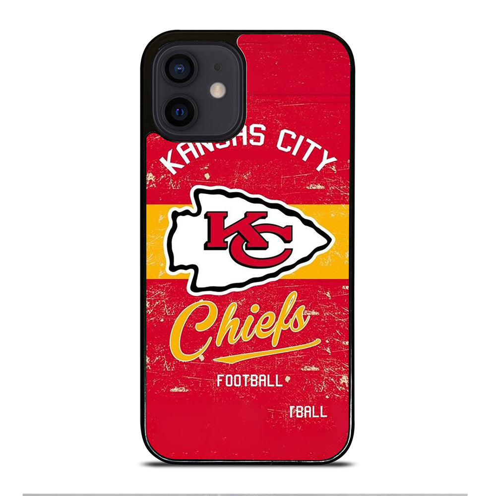 KANSAS CITY CHIEFS LOGO FOOTBALL iPhone 12 Mini Case Cover