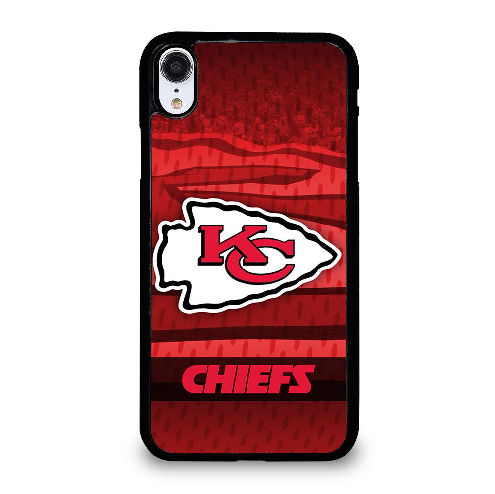 KANSAS CITY CHIEFS NFL LOGO FOOTBALL iPhone XR Case Cover