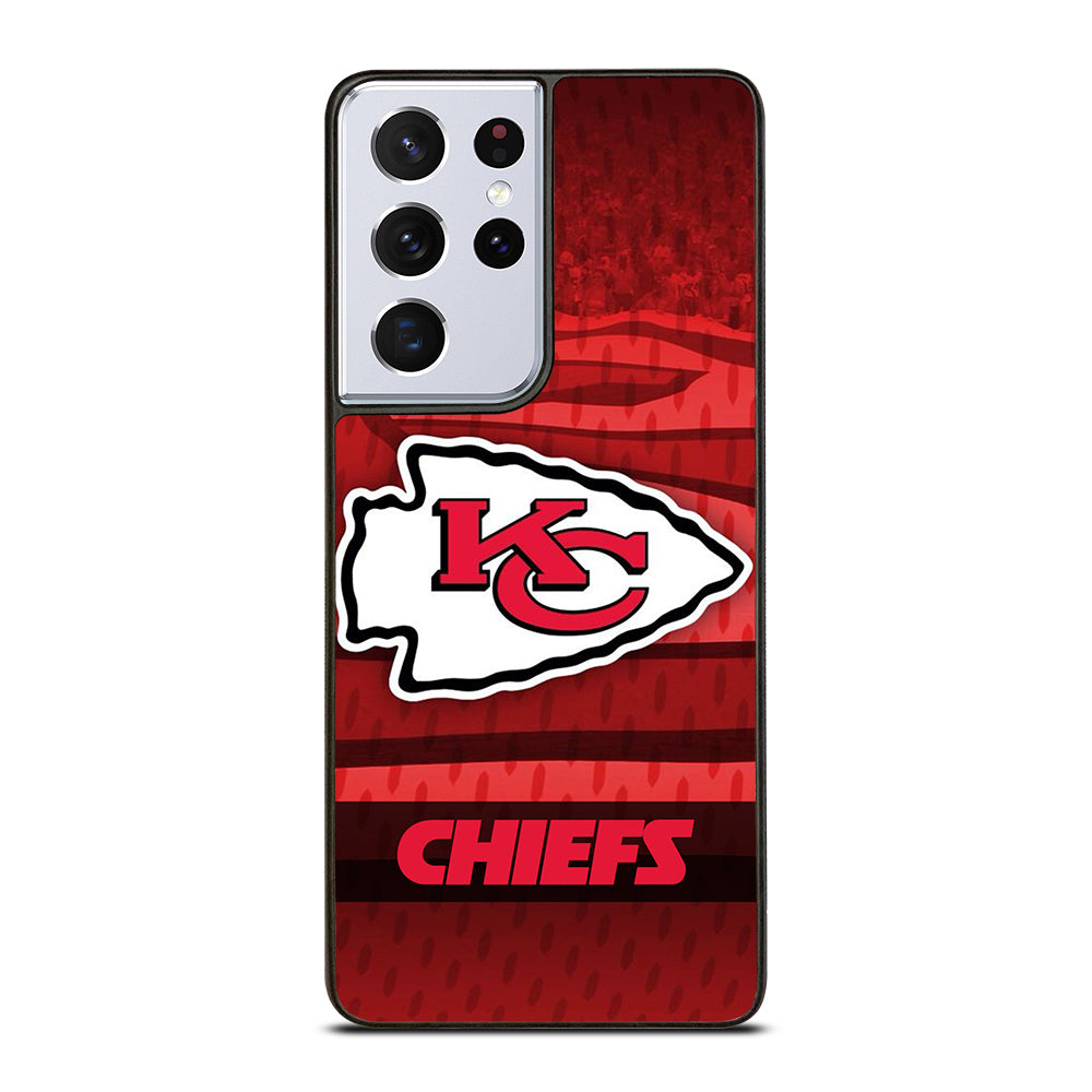 KANSAS CITY CHIEFS NFL LOGO FOOTBALL Samsung Galaxy S21 Ultra Case Cover
