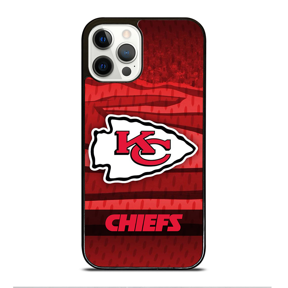 KANSAS CITY CHIEFS NFL LOGO FOOTBALL iPhone 12 Pro Case Cover