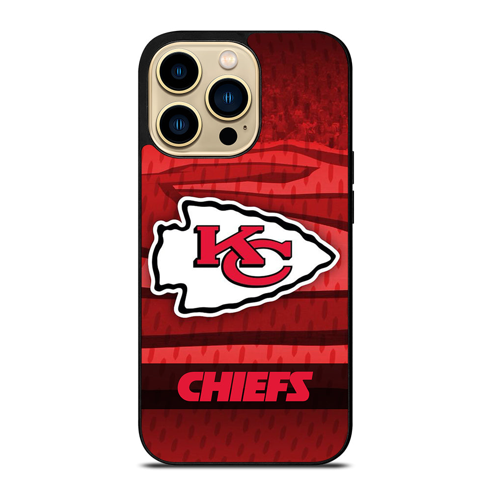 KANSAS CITY CHIEFS NFL LOGO FOOTBALL iPhone 14 Pro Max Case Cover