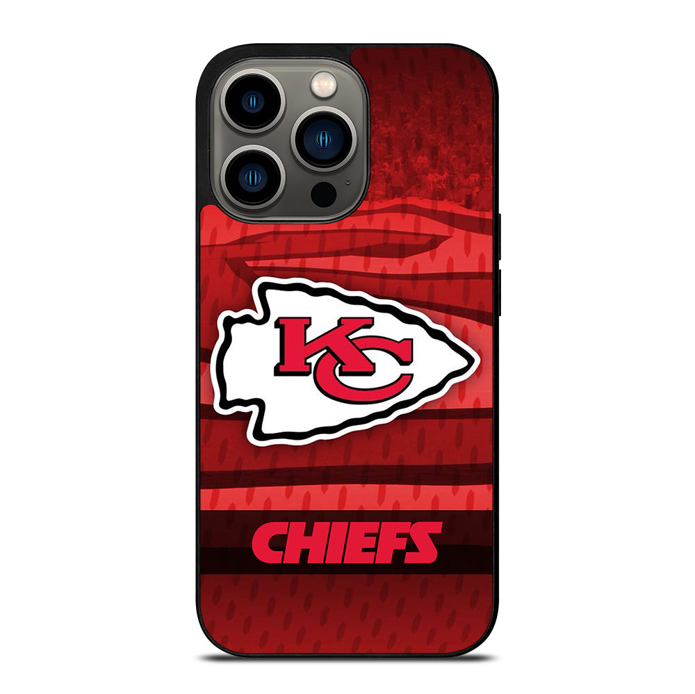 KANSAS CITY CHIEFS NFL LOGO FOOTBALL iPhone 13 Pro Case Cover