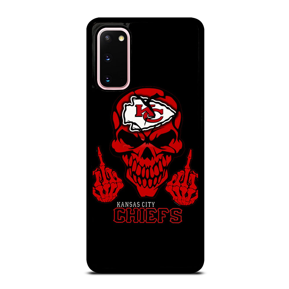 KANSAS CITY CHIEFS SKULL LOGO Samsung Galaxy S20 Case Cover