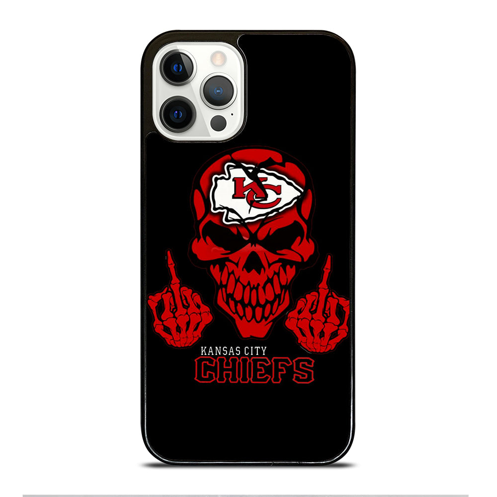 KANSAS CITY CHIEFS SKULL LOGO iPhone 12 Pro Case Cover