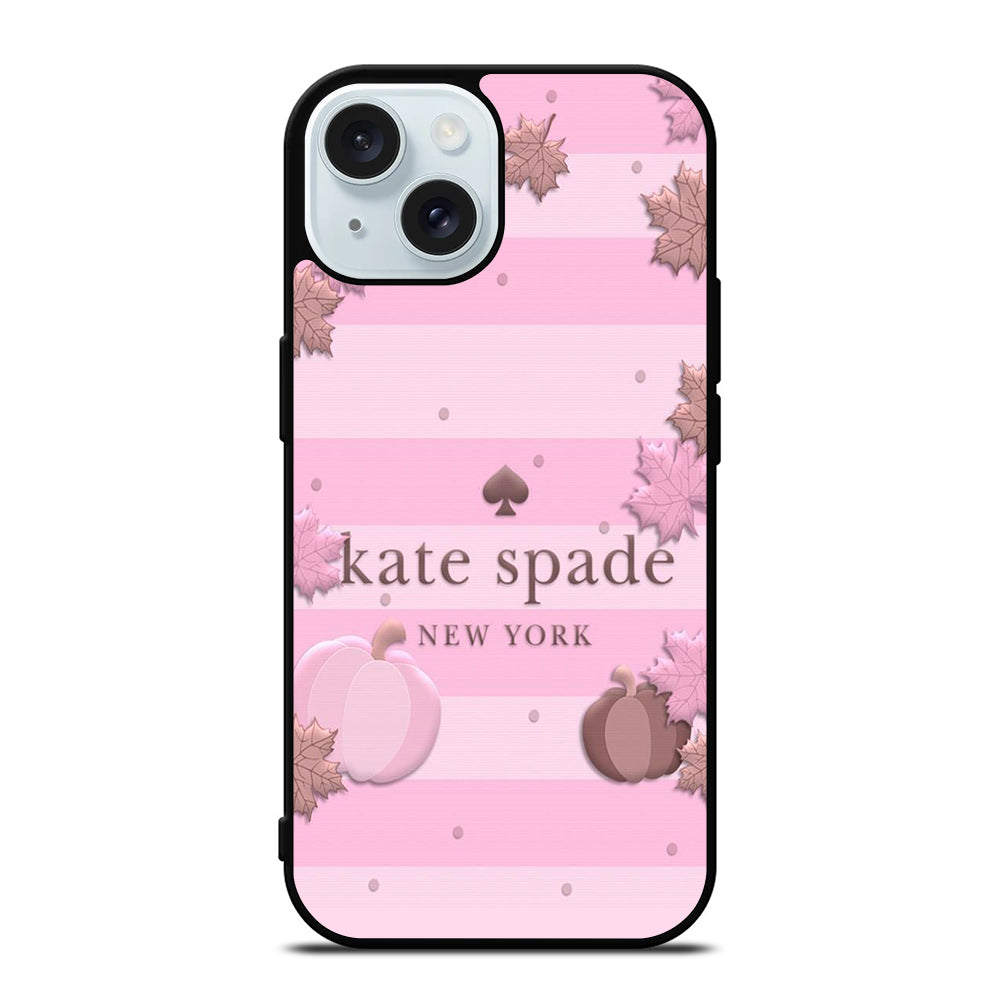 KATE SPADE PINK STRIPE iPhone 15 Case Cover