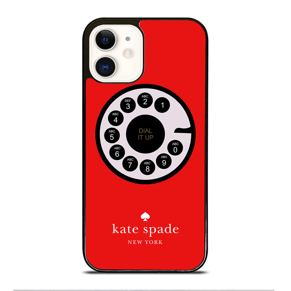 KATE SPADE ROTARY DIAL UP iPhone 12 Case Cover