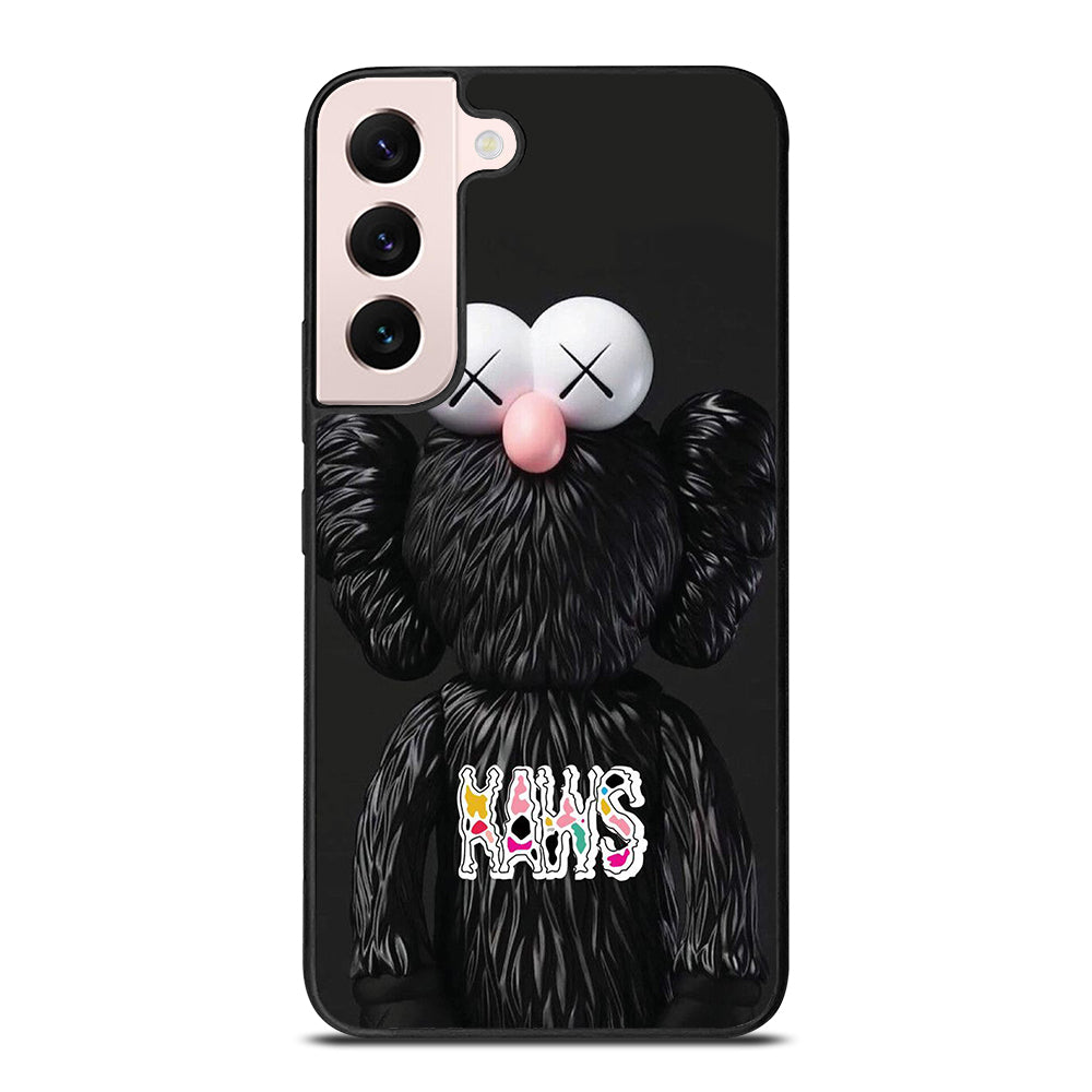 KAWS DESIGN LOGO BLACK Samsung Galaxy S22 Plus Case Cover