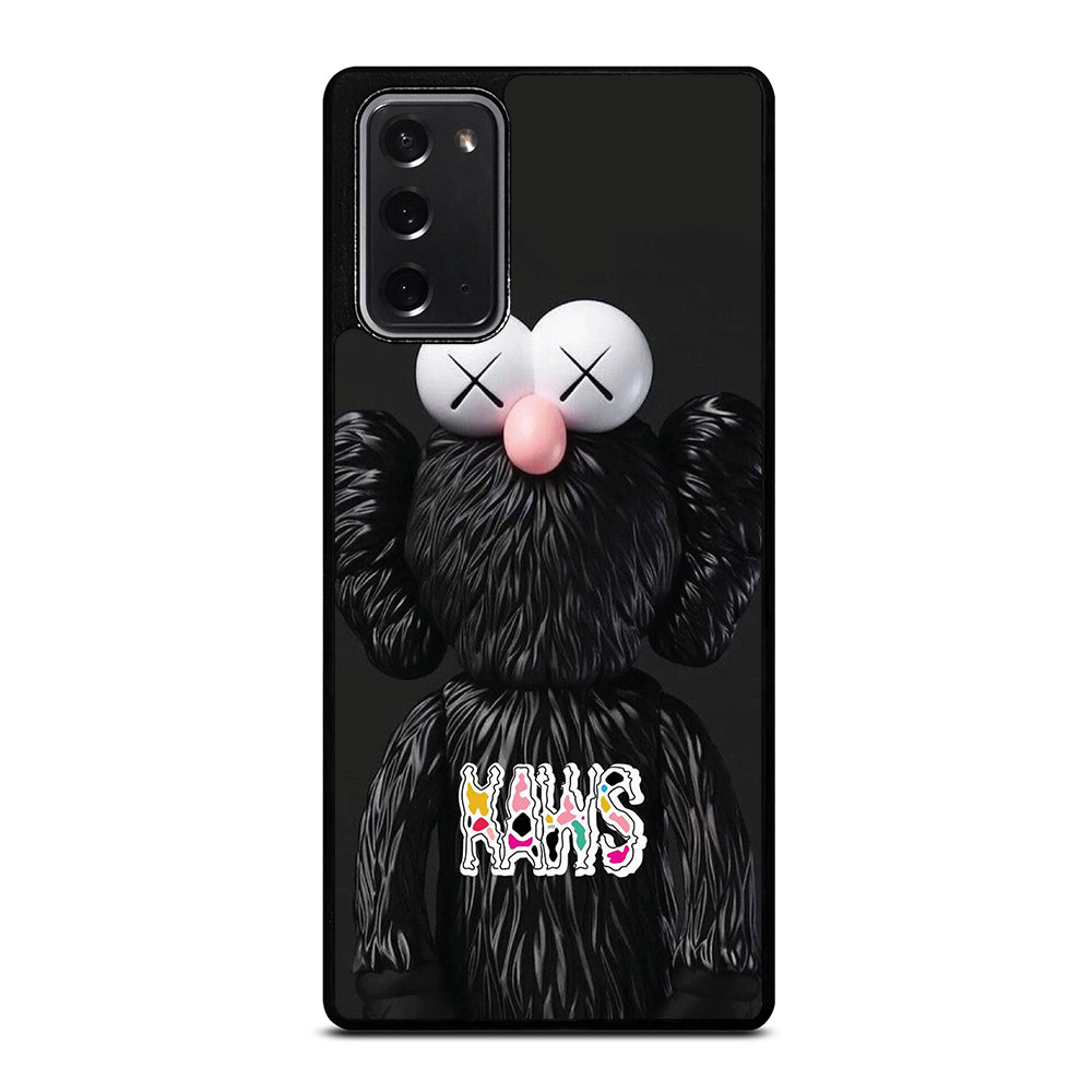 KAWS DESIGN LOGO BLACK Samsung Galaxy Note 20 Case Cover