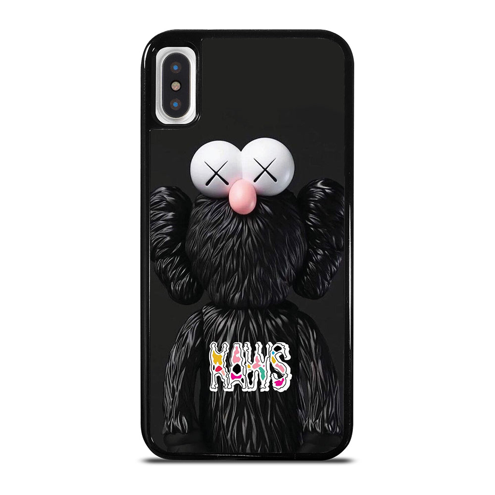 KAWS DESIGN LOGO BLACK iPhone X / XS Case Cover