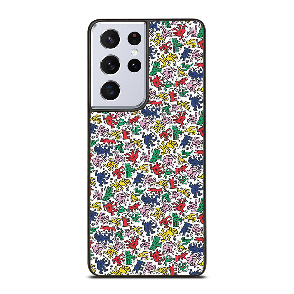 KEITH HARING ART PATTERN 2 Samsung Galaxy S21 Ultra Case Cover