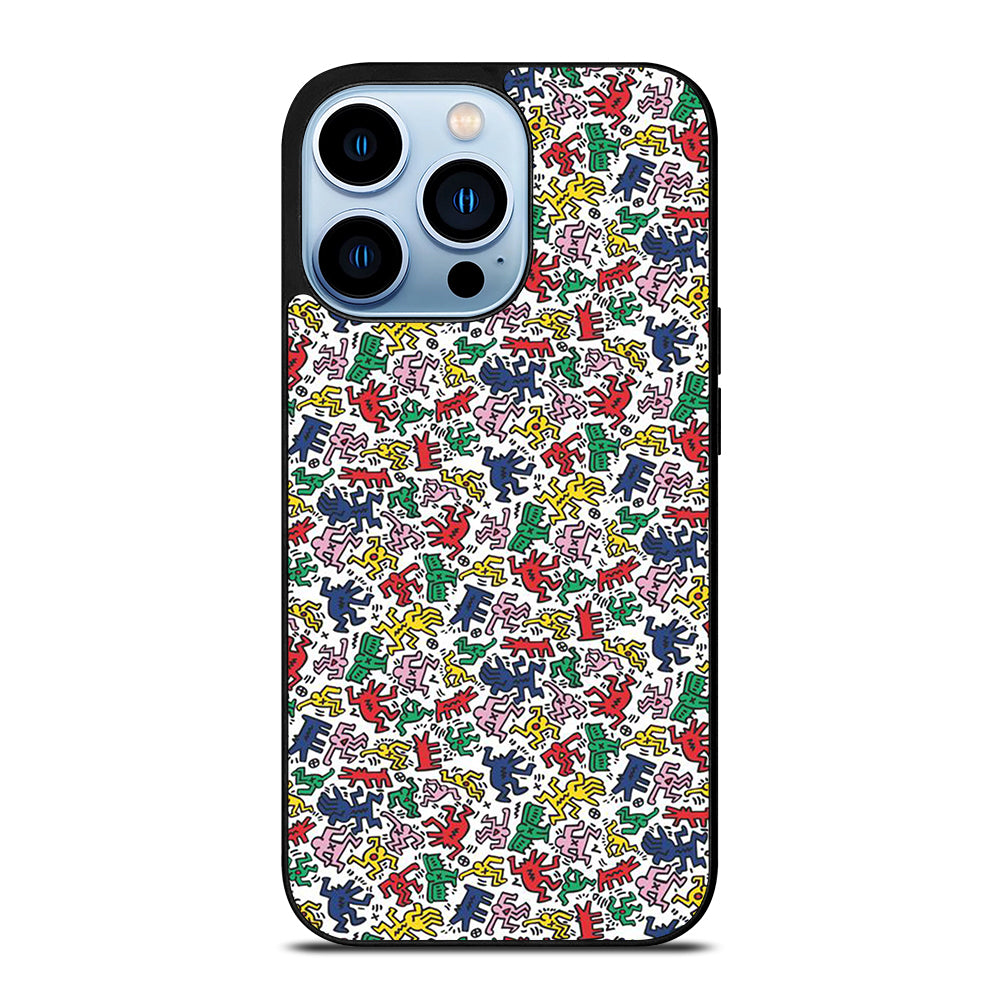 KEITH HARING ART PATTERN 2 iPhone 13 Pro Max Case Cover