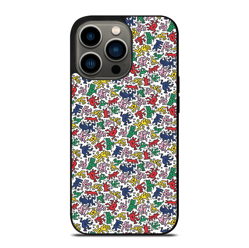KEITH HARING ART PATTERN 2 iPhone 13 Pro Case Cover