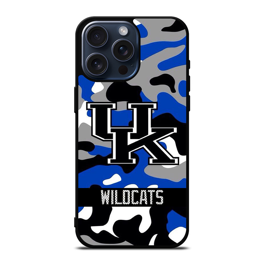 KENTUCKY WILDCATS CAMO iPhone 15 Pro Max Case Cover