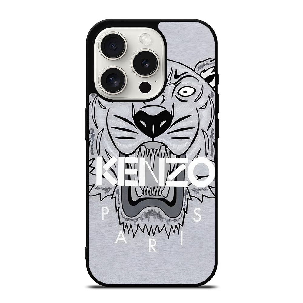 KENZO PARIS LOGO ART iPhone 15 Pro Case Cover