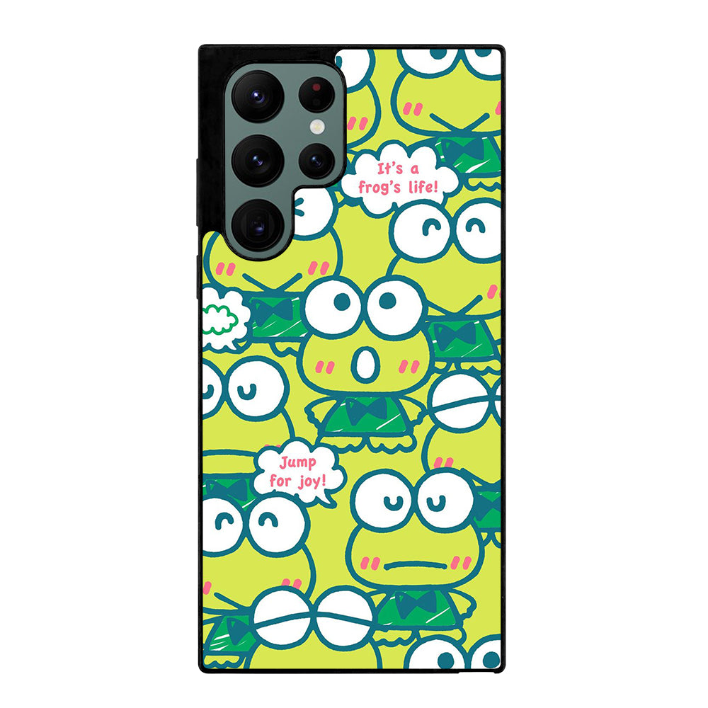 KEROPPI FROG PATTERN Samsung Galaxy S22 Ultra Case Cover