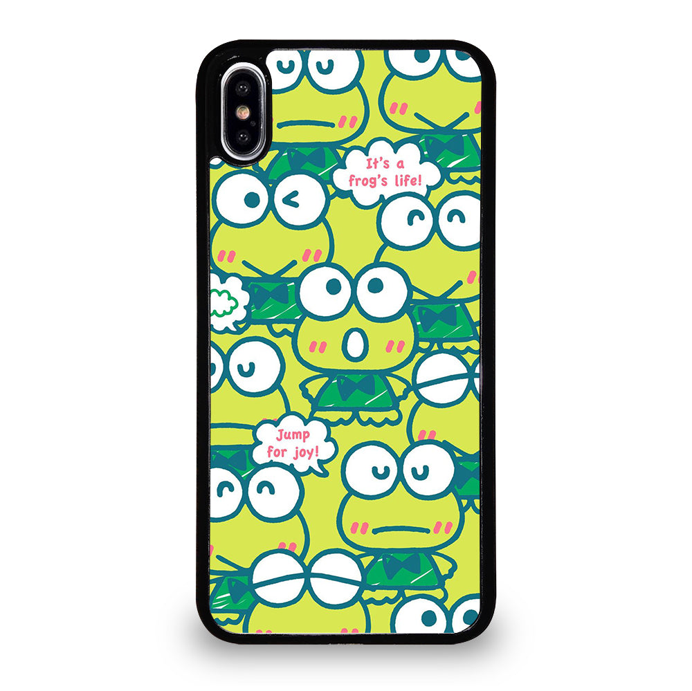KEROPPI FROG PATTERN iPhone XS Max Case Cover