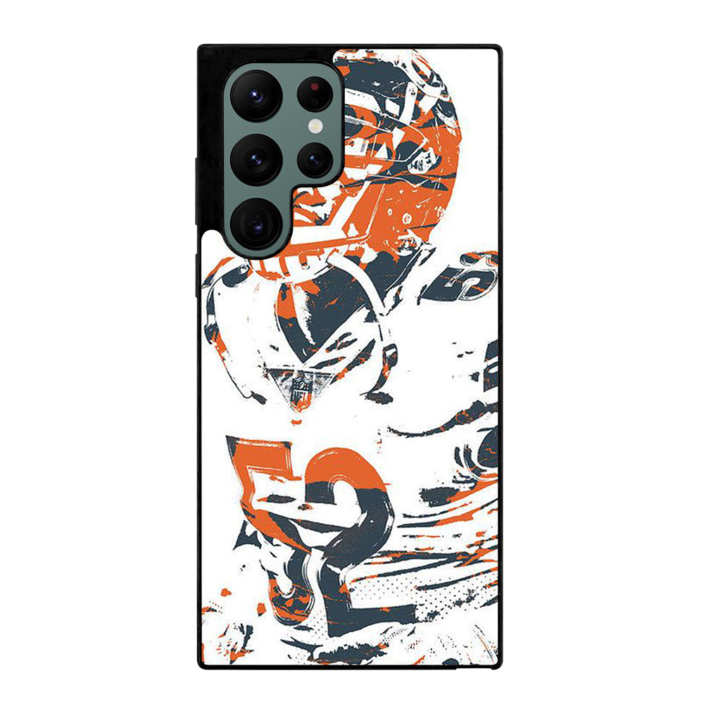 KHALIL MACK CHICAGO BEARS ART Samsung Galaxy S22 Ultra Case Cover
