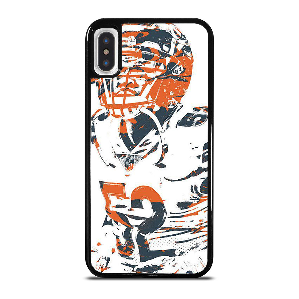 KHALIL MACK CHICAGO BEARS ART iPhone X / XS Case Cover