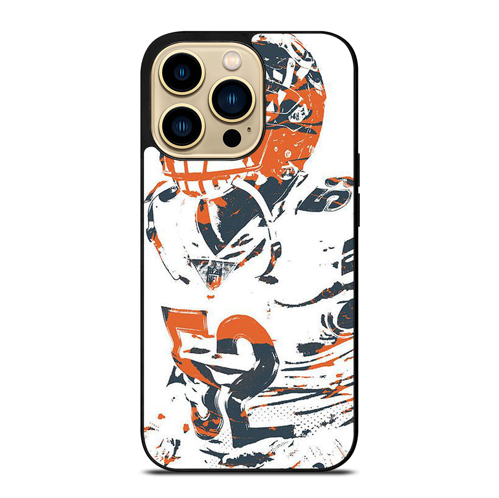 KHALIL MACK CHICAGO BEARS ART iPhone 14 Pro Max Case Cover