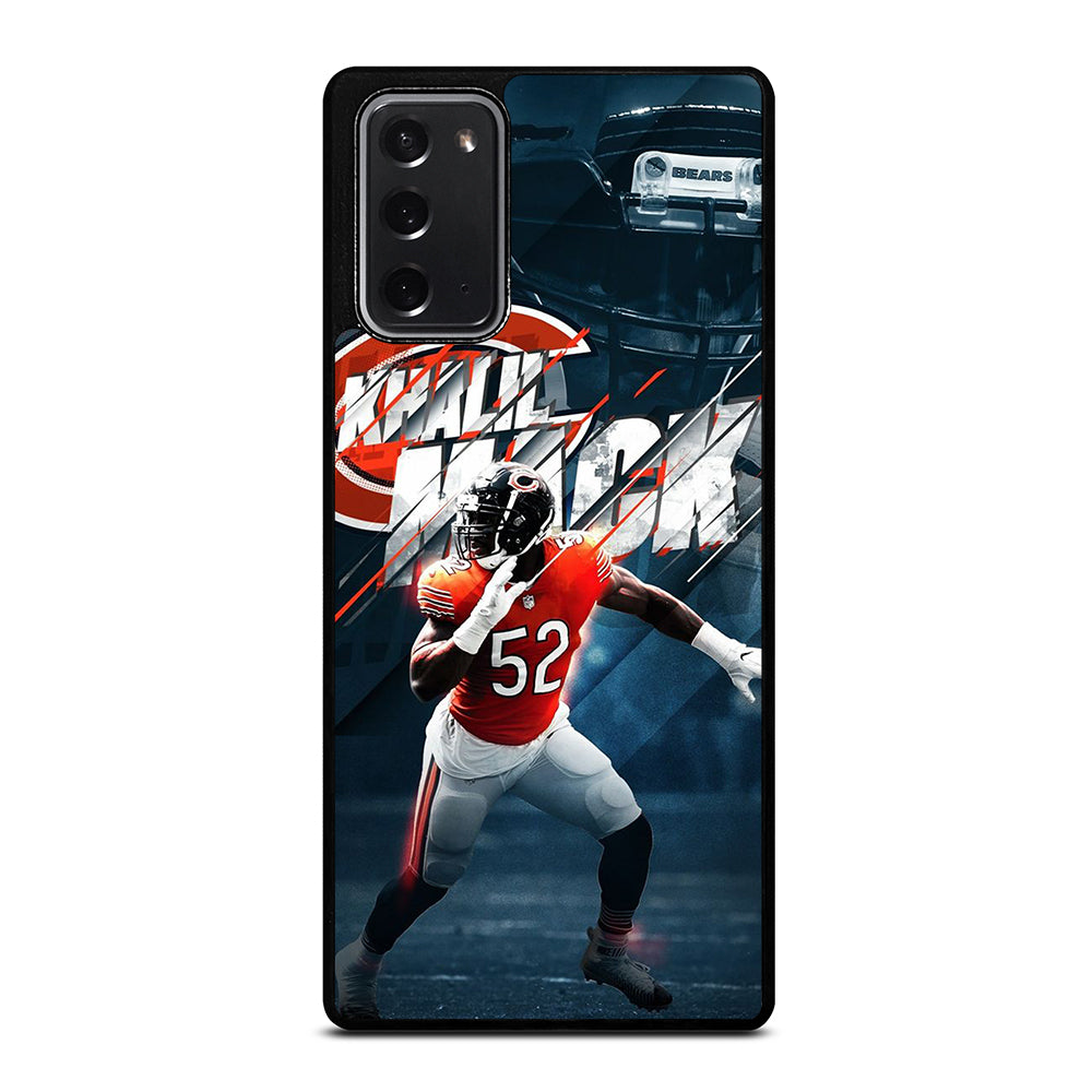 KHALIL MACK CHICAGO BEARS NFL Samsung Galaxy Note 20 Case Cover