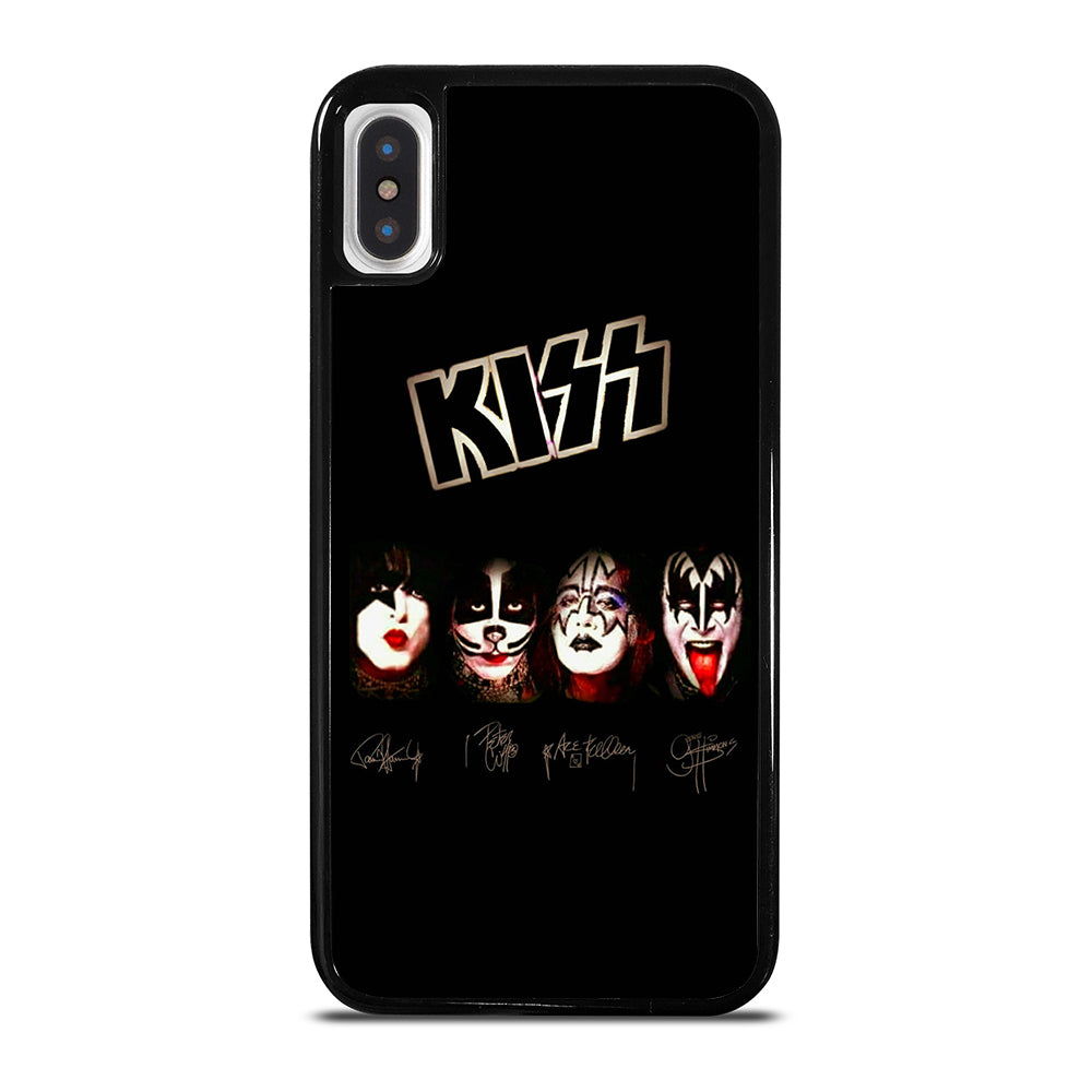 KISS BAND LOGO SIGNATURE iPhone X / XS Case Cover