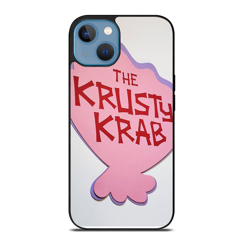 KRUSTY CRAB SPONGEBOB LOGO 2 iPhone 13 Case Cover