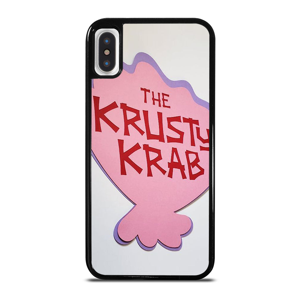 KRUSTY CRAB SPONGEBOB LOGO 2 iPhone X / XS Case Cover
